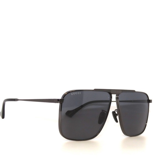 Gucci GG0840S 001 Ruthenium Gray Sunglasses 0840 - Picture 3 of 5